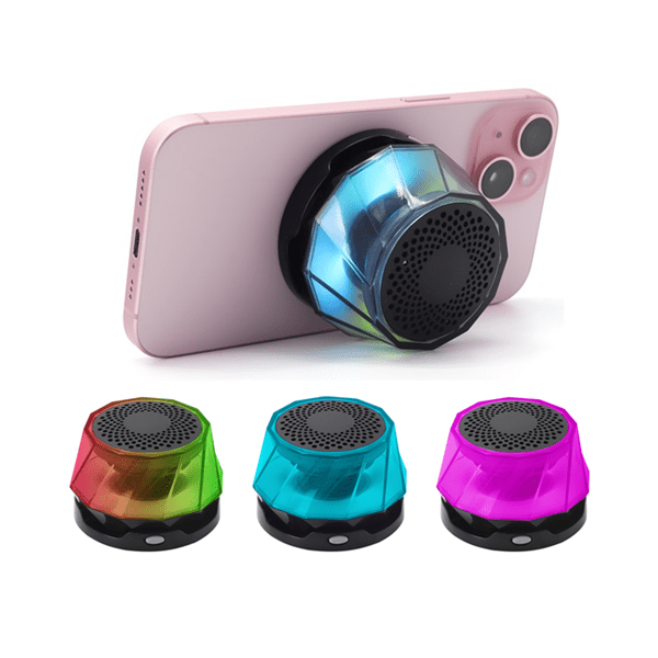 Sonic Vibes: Portable Magnetic Speaker with RGB Lights Preorder magazineracksdirect 