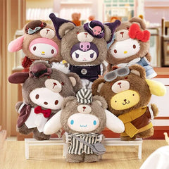 TOP TOY x Sanrio: Afternoon Tea Series Plush Keychain Blind Box (1pc) Simple TOP TOY 