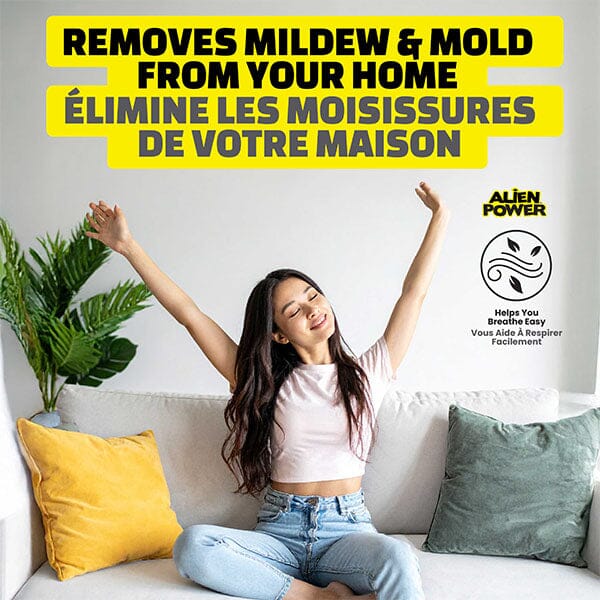 Alien Power Multi Purpose Stain Remover Spray (2oz Powder + 24oz Bottle) Simple Alien Power 