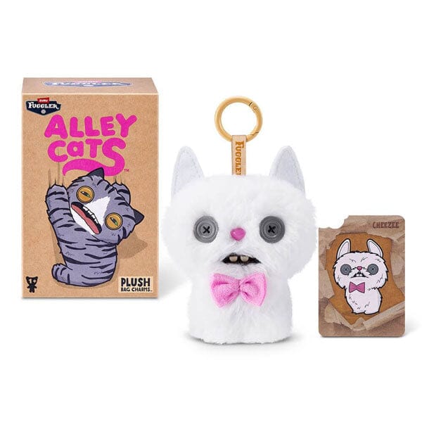 Fuggler Alley Cats Keyrings Series 1 Collectible 5" Plush Toy Hanger Blind Box (1pc) Simple Fuggler 