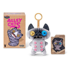 Fuggler Alley Cats Keyrings Series 1 Collectible 5" Plush Toy Hanger Blind Box (1pc) Simple Fuggler 