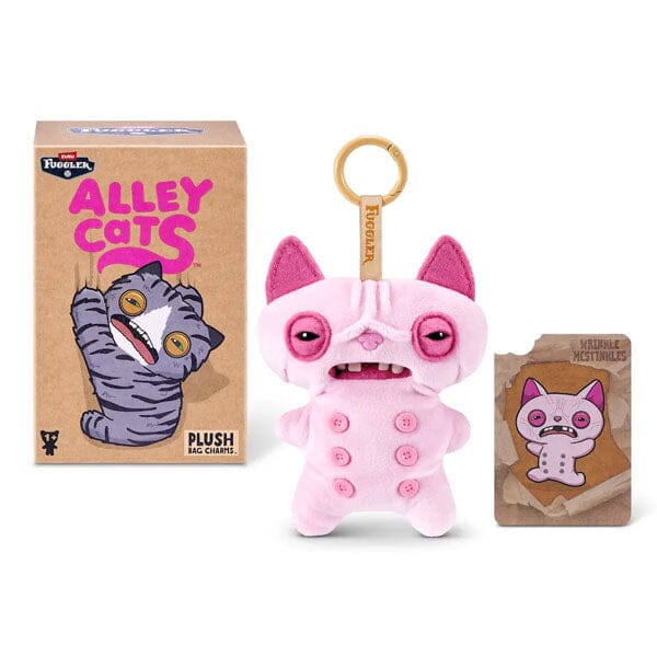 Fuggler Alley Cats Keyrings Series 1 Collectible 5" Plush Toy Hanger Blind Box (1pc) Simple Fuggler 