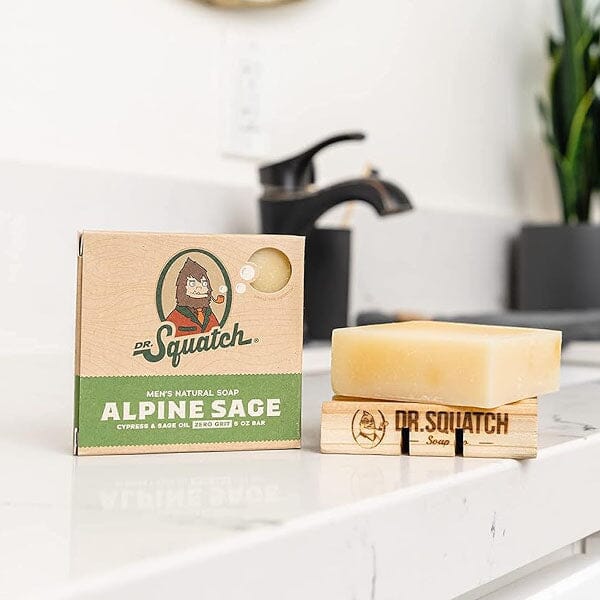 Dr. Squatch® All-Natural Bar Soap For Men - Alpine Sage Simple Dr. Squatch 