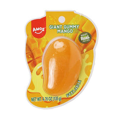 Amos Peelerz Giant Gummy Mango Peelable Candy (4.76oz) Simple Amos Sweets 