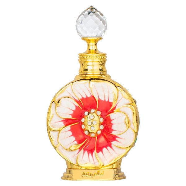 Layali Rouge by Swiss Arabian Femme Concentrated Perfume Oil Fragrance Bottle (15mL) Simple Showcase 