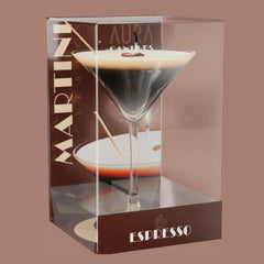 Aura Candles: Espresso Martini Scented Novelty Candle (7oz) Simple Exclusive 