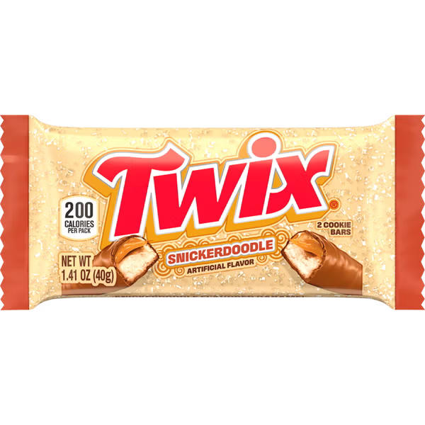 TWIX Snickerdoodle Cookie Chocolate Candy Bars, 1.4 Oz Pack Simple Twix 