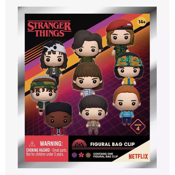 3D Anime: Stranger Things Foam Bag Clip Series 4 (1pc) Simple Stranger Things 