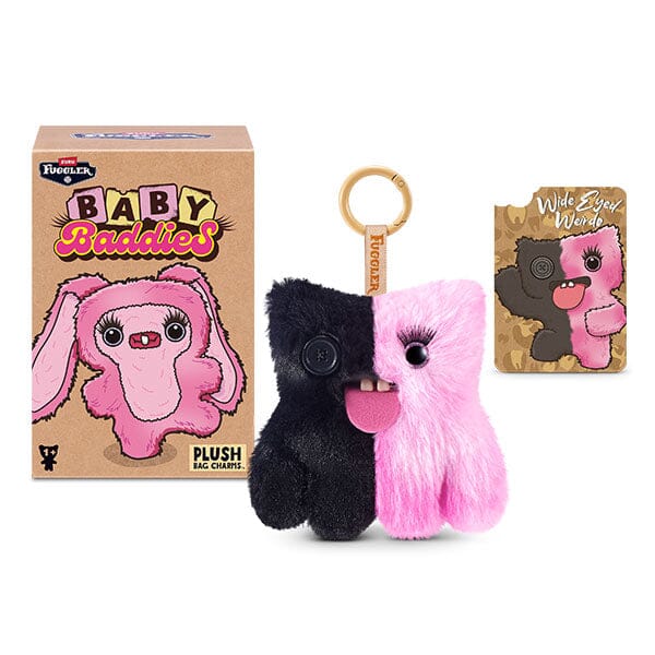 Fuggler Baby Baddies Keyrings Series 1 Collectible 5" Plush Toy Hanger Blind Box (1pc) Simple Fuggler 
