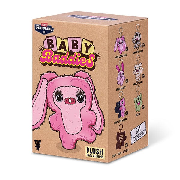 Fuggler Baby Baddies Keyrings Series 1 Collectible 5" Plush Toy Hanger Blind Box (1pc) Simple Fuggler 