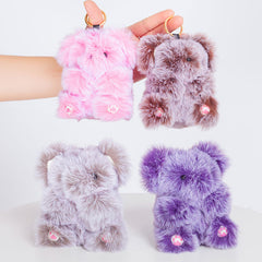 Bao Bear Furry Kawaii Plush Keychain Mystery Tin (1pc)