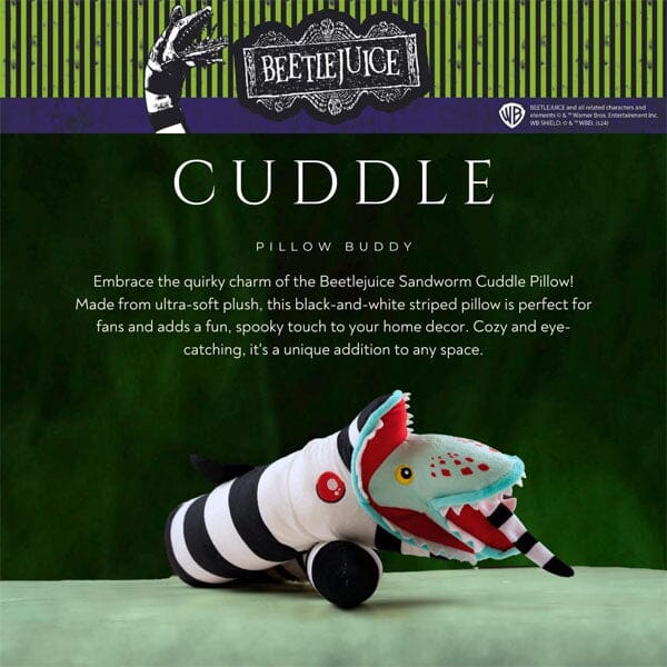 Beetlejuice Jumbo Sandworm 18" Plush Toy (1pc)