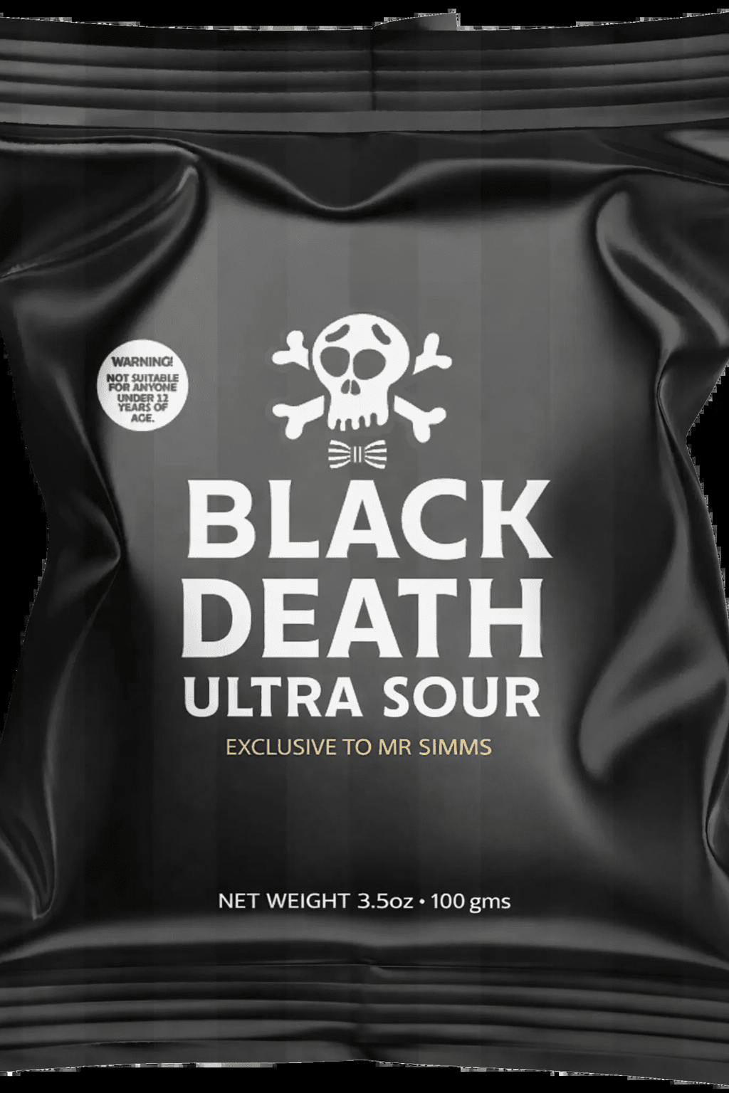 Mr. Simms Sweet Shoppe: Black Death Ultra Sour (Imported From England) Simple Mr. Simms 