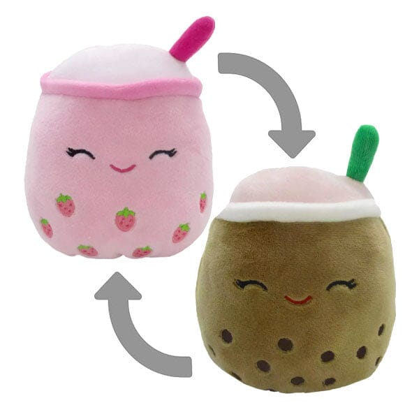 Squishmallows Flip-A-Mallows Exclusive 5" Reversible Plush Toy Bernice & Victoria The Boba Tea Simple magazineracksdirect 