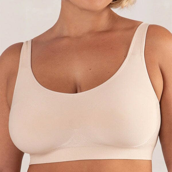 Shapermint Essentials® Everyday Comfort Straps Wireless Shaping Bra - Chai (Multiple Sizes) Preorder Shapermint 