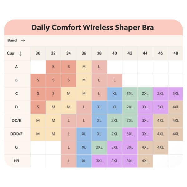 Shapermint Essentials® Everyday Comfort Straps Wireless Shaping Bra - Chai (Multiple Sizes) Preorder Shapermint 