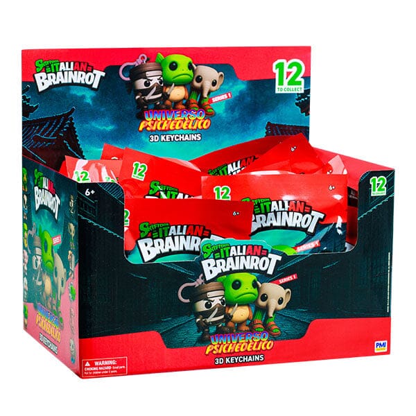 Skifidol Italian Brainrot Universo Psichedelico 3D Keychains Series 1 Blind Bag (1pc) Simple Italian Brainrot 