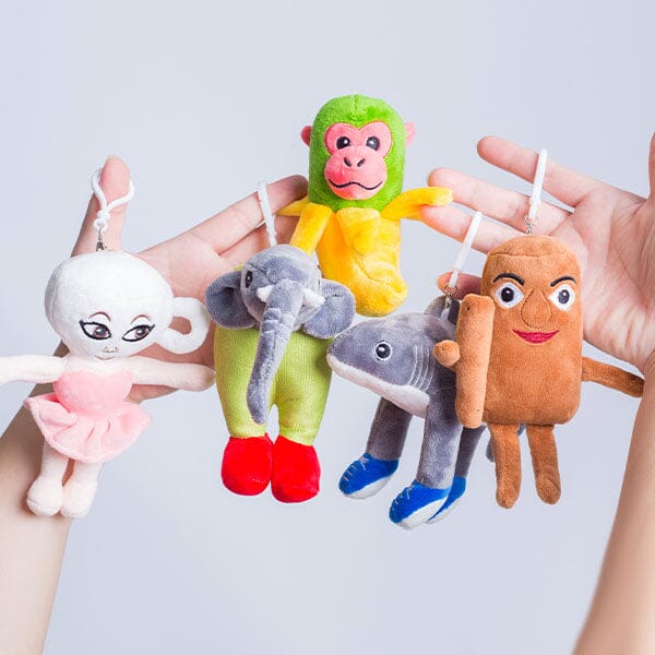 Meme Buddy Plush Keychain w/ Sound (1pc) Style Ships Assorted Simple Exclusive 
