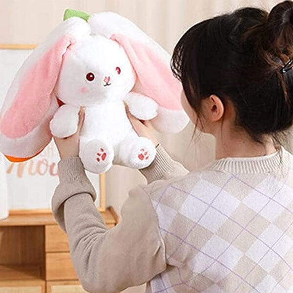 Flopsymates: Convertible 14" Bunny Plush Toys | Strawberry Or Carrot Simple magazineracksdirect 