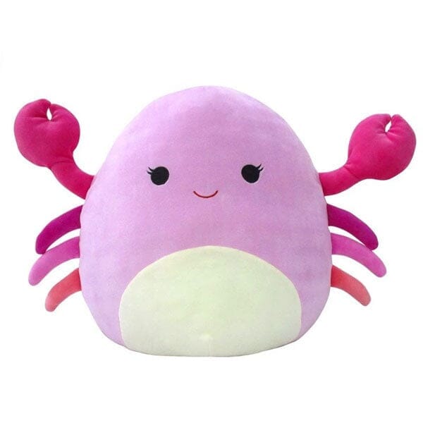 Squishmallows Super Soft Plush Toys | 7.5" Cailey the Pink Crab Simple magazineracksdirect 