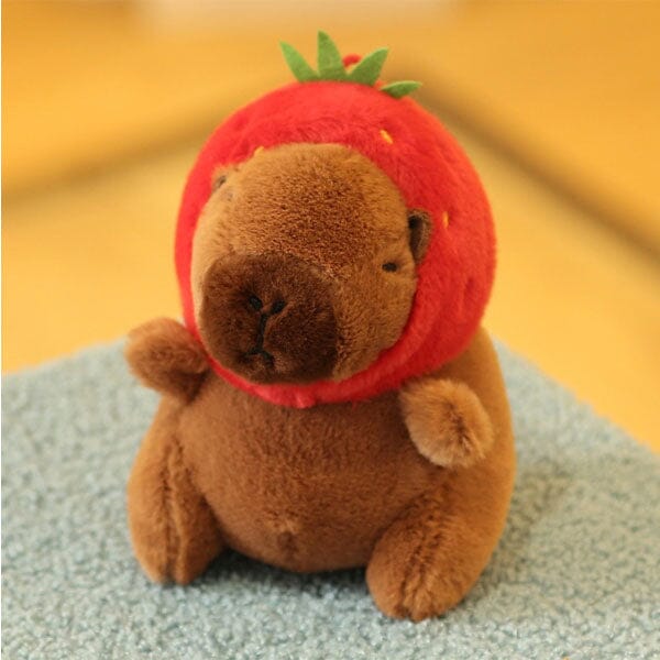 Capybara in a Hat 9" Kawaii Plush Squishy Pillow Toy (Multiple Styles)