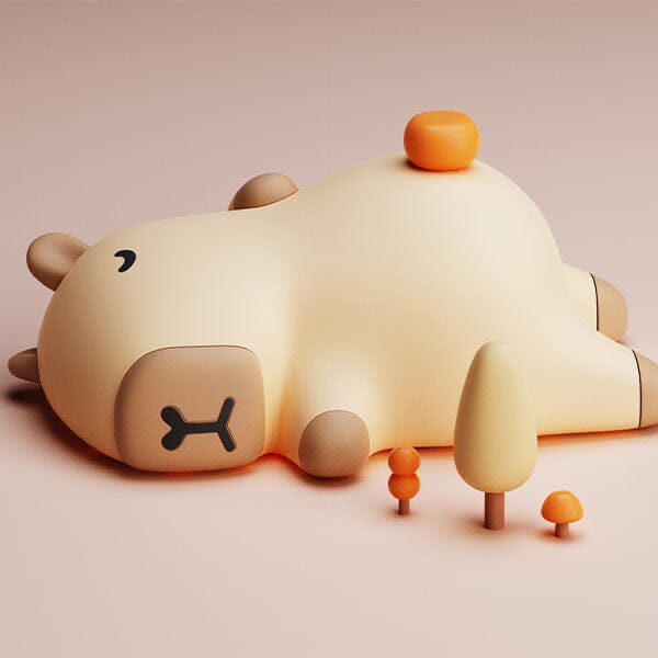 CapyNap Breathing Capybara Night Light Lamp Simple Exclusive 