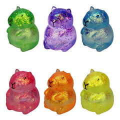 Capybara Kawaii Sparkly Stress Ball Squishy Fidget Toy (1pc) Color Ships Assorted Simple Exclusive 