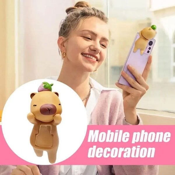 Capybara Huggers: The Phone Hugging Animals Collectable Figurine Blind Bag (1pc) Simple Exclusive 