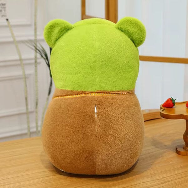 Capybara 9" Kawaii Matching Frog Hat & Purse Plush Toy (1pc) Simple Exclusive 
