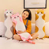Extra Long Animal Plush Toy 4.5ft Body Pillow - Orange Tabby Cat