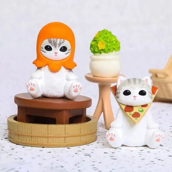 Mofusand© Cute Series 2 Decorative Collectable Mini Cat Figurines Blin ...