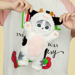 Mofusand© 12" Cat Dress-Up Plush Doll Toy in Cow Costume Simple Mofusand 