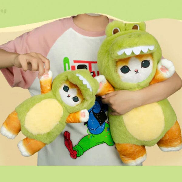 Mofusand© 12" Cat Dress-Up Plush Doll Toy in Crocodile Costume Simple Mofusand 