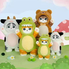 Mofusand© 12" Cat Dress-Up Plush Doll Toy in Cow Costume Simple Mofusand 