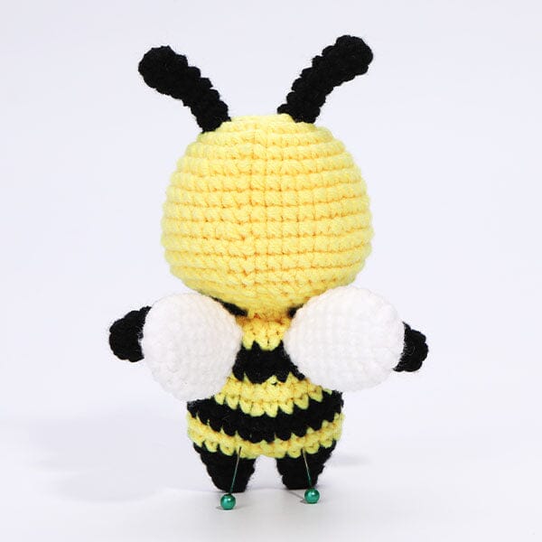 The LOOP Brigade: DIY Mini Crochet Plush Toy Complete Kit For Beginners - Chanel the Bumble Bee Simple Exclusive 