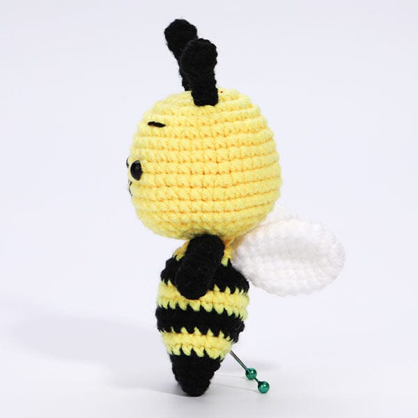 The LOOP Brigade: DIY Mini Crochet Plush Toy Complete Kit For Beginners - Chanel the Bumble Bee Simple Exclusive 