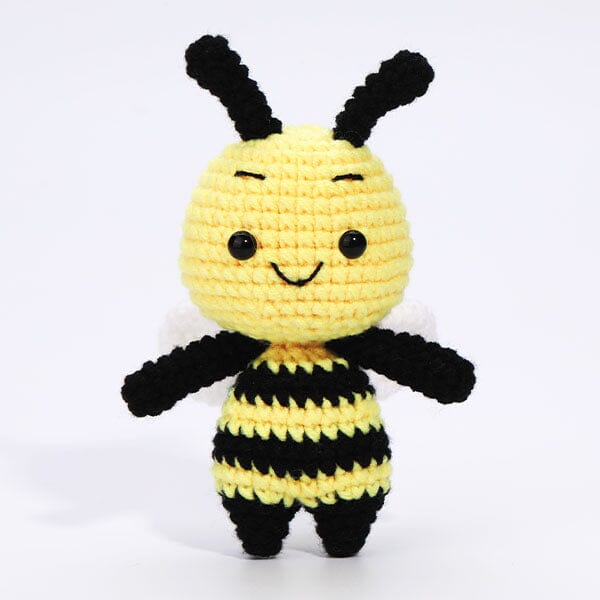 The LOOP Brigade: DIY Mini Crochet Plush Toy Complete Kit For Beginners - Chanel the Bumble Bee Simple Exclusive 