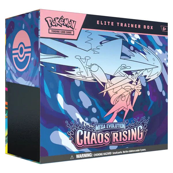 Pokémon TCG: ME04 Mega Evolution Chaos Rising Elite Trainer Box Simple Pokémon 