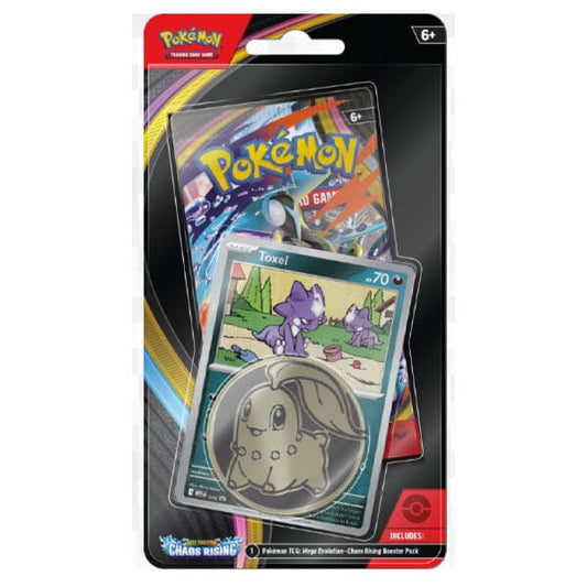 Pokémon TCG: ME04 Mega Evolution Chaos Rising Checklane Blister (Booster + Promo Card & Coin) Simple Pokémon 