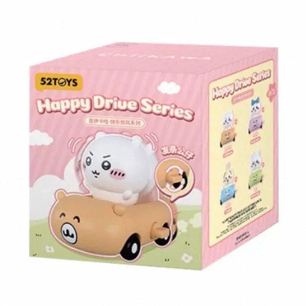 52TOYS x Chiikawa: Happy Drive Series Collectible Wind-Up Figurine Blind Box (1pc) Simple 52TOYS 