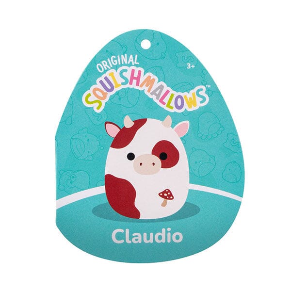 Squishmallows Super Soft Plush Toys 7.5" Claudio The Red Mushroom Cow Simple Squishmallows 