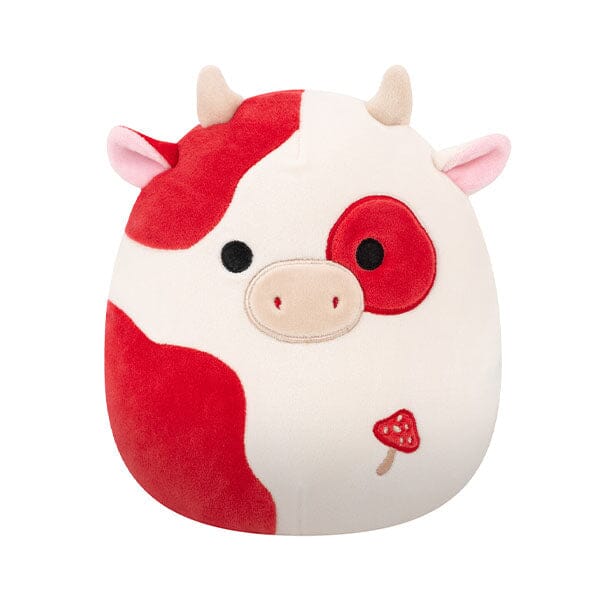 Squishmallows Super Soft Plush Toys 7.5" Claudio The Red Mushroom Cow Simple Squishmallows 