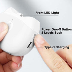 Clippity Rechargeable Electric Nail Clipper with LED Light Simple Exclusive 
