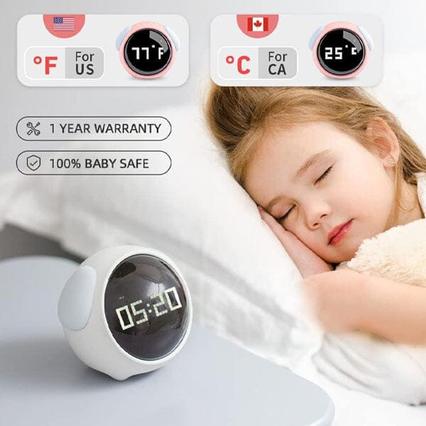 GleamGreet Digital Cute Face Alarm Clock Preorder magazineracksdirect 