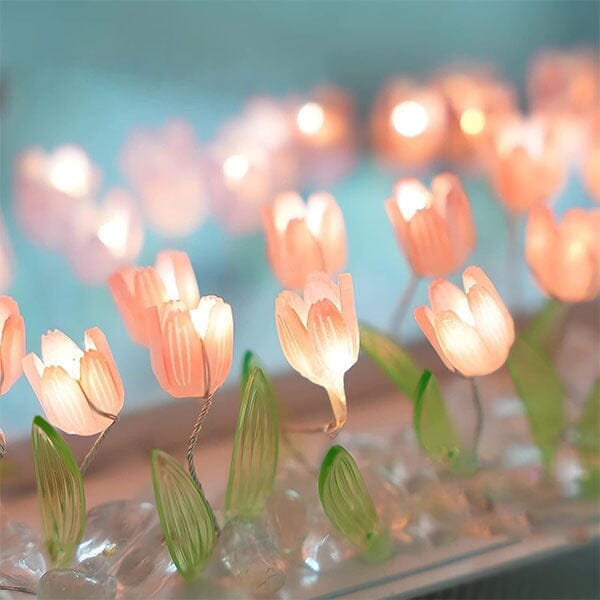 TulipGlo | LED Cloud Mirror Tulip Lamp | Pre-Order Preorder magazineracksdirect 