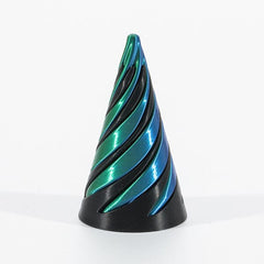 TwistQuest 3D Printed Fidget Spiral Cone Toy (1pc) Multiple Colors Simple Exclusive 