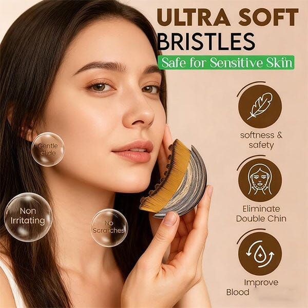WOW Lymphatic Contour Face Brush For De-Puffed & Radiant Skin Simple WOW Beauty 