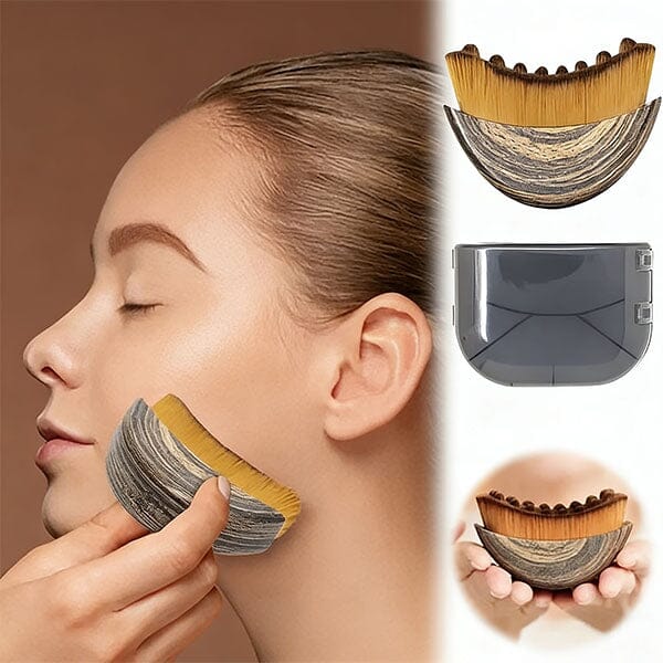 WOW Lymphatic Contour Face Brush For De-Puffed & Radiant Skin Simple WOW Beauty 