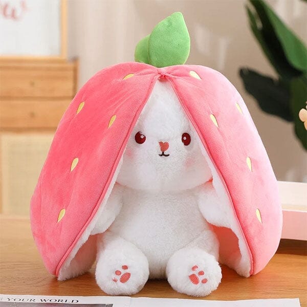 Flopsymates: Convertible 14" Bunny Plush Toys | Strawberry Or Carrot Simple magazineracksdirect 