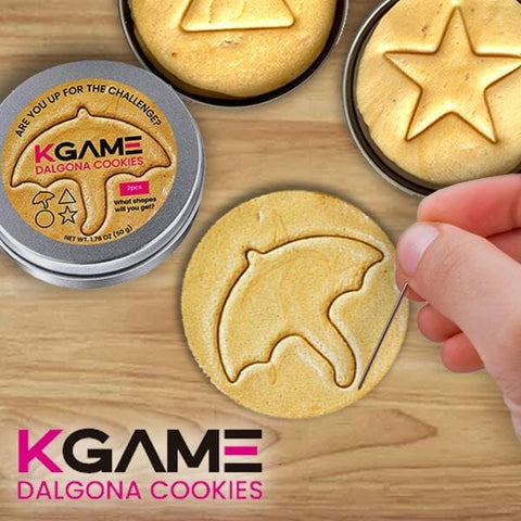 KGAME Dalgona Cookie Tin (2 Cookies) #DalgonaChallenge